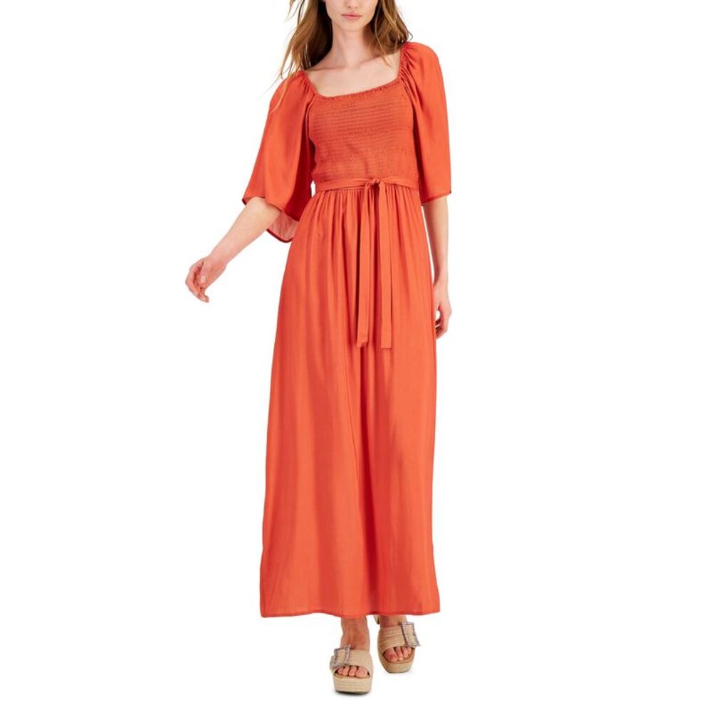 INC International Concepts Womens Smocked Dress